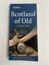 Scotland of Old Clans Map of