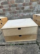 Ikea MOPPE classic Birch Plywood Mini Wooden Chest of drawers