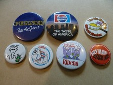 Vintage Pin Badges x 7  Pepsi
