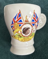 1977 Silver Jubilee Ear Mug By
