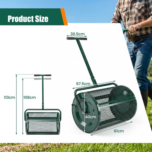 Compost spreader 61cm - 61cm, peat