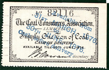 GB QV LOCALS Private CARRIER Stamp *COAL CONSUMERS ASSOC* 1 Ton 1876 MNG PIW6