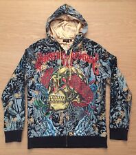 Brand New Men's Vintage Christian Audigier Hoodie. Large. Ed Hardy Designer
