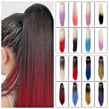 Ponytail Ombre Long Straight