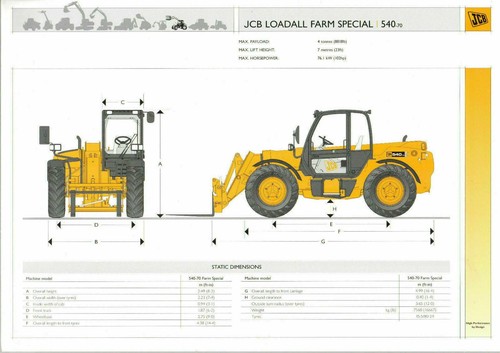 Jcb 540 loadall farm - 540-70,