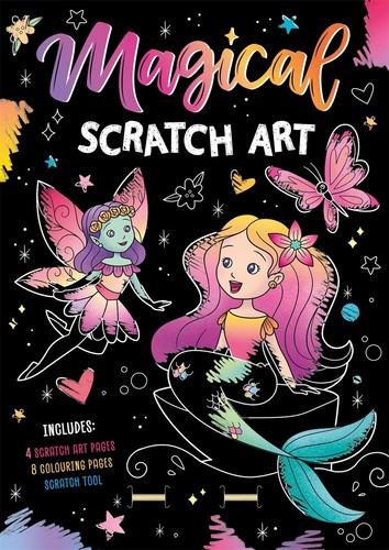 Magical scratch art with - scratch, (with