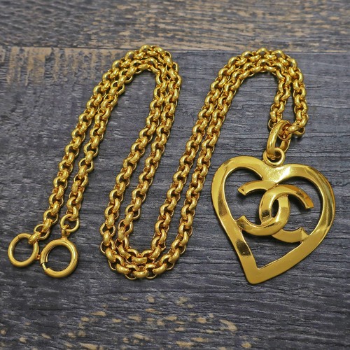 Chanel gold plated logos - cc,