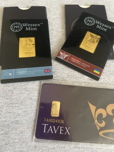 Fractional gold wessex mint - fractional, &