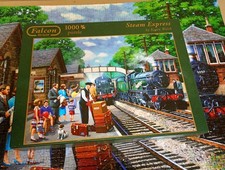 Falcon Jigsaw Puzzle - Steam Express - 1000 pieces