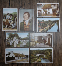 Vintage Robert Burns Postcards Job Lot  X 8 Scotland (7)