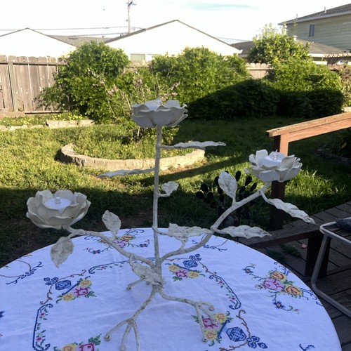 Vintage floral metal - vintage,