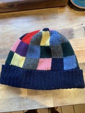 Gant Wool Knitted Hat Mens One Size Brown -WRDC