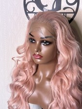 Body wave ginger hair  Wig Lace Front Wig Humar Hair blend 13x4 Lace Frontal 