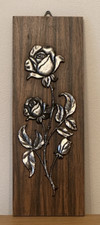 VINTAGE SILVER COLOURED ROSE
