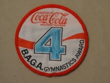 B.A.G.A. Gymnastics Award 4 Coca-Cola Cloth Badge