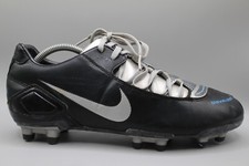 Nike Total Ninety T90 Shoot Football Boots SG Black Silver 316246-004  UK 10.5