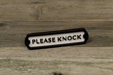 Please Knock Door Sign