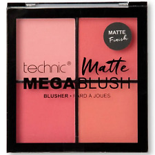 TECHNIC Mega Matte Blush Quad Palette Pressed Powder Blusher Vegan 11.2g *NEW*