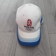 2008 Beijing Summer Olympics White Hat Cap Adjustable Strapback
