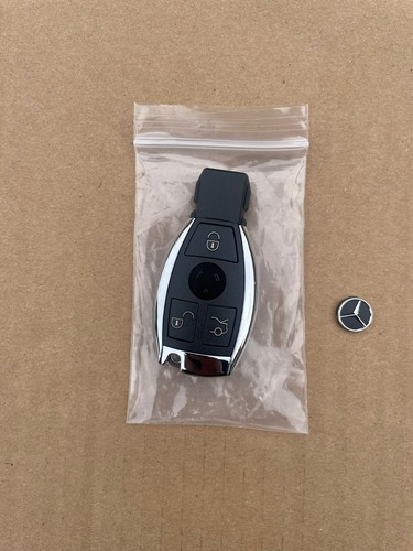 Mercedes benz button chrome - mercedes,