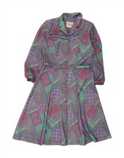 RICHARD STUMP Womens A-Line Dress UK 14 Large Multicoloured Geometric XL10