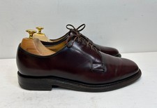 Loake burgundy leather shoes - burgundy,