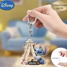 Keyring A-Z Initials Letter Alphabet Keychain with Name Initials Letter