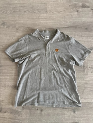 Men kenzo grey polo shirt - kenzo,