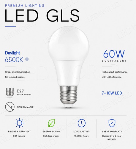 E27 gls led - e27, light