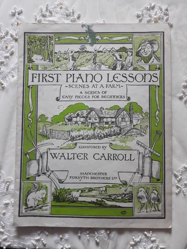 First piano lessons - piano, scenes
