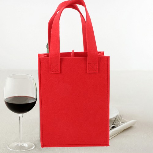 Wine gift bag - with, handle
