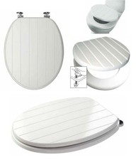 Toilet Seat White Tongue &