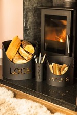 Log Bucket Fireside