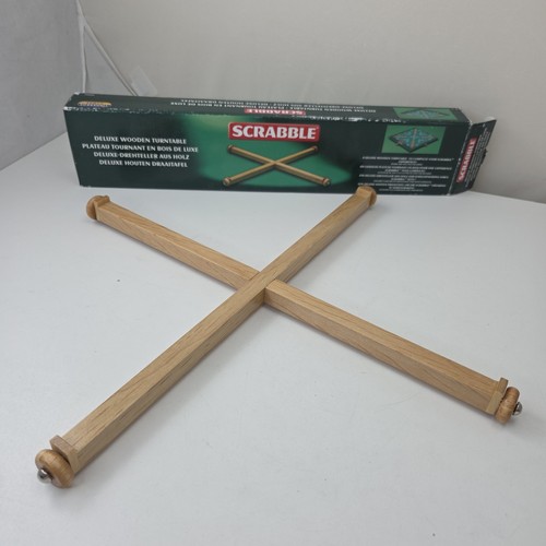Scrabble deluxe wooden - deluxe,