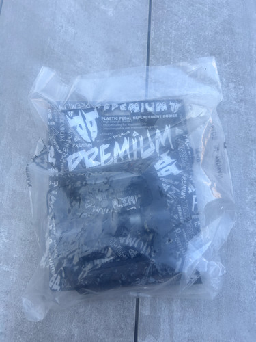 Premium bmx plastic pedals - plastic,