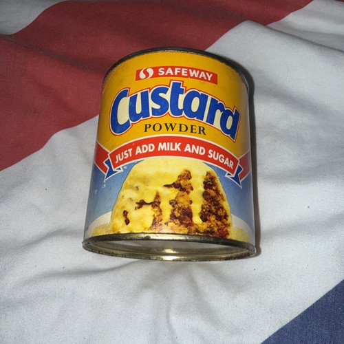 Safeway unused custard tin not - tin,