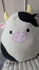Squishmallow Connor Cow Soft Toy 12 inch Plush