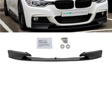 SPORT-PERFORMANCE Front Spoiler Lip Splitter Black fits on BMW F30 F31 M  BUMPER