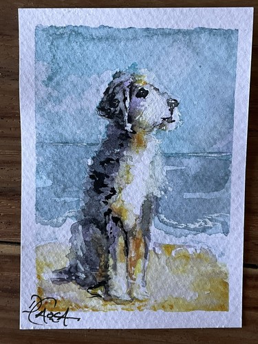 Watercolor aceo painting - watercolor,