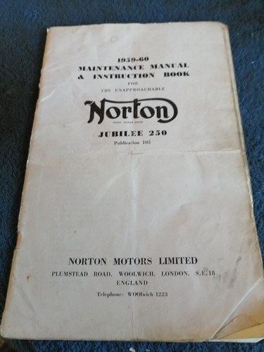 Norton jubilee maintenance - jubilee,