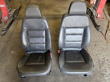 Vauxhall Vectra C Front Black Leather Seats Ideal For Camper Conversion