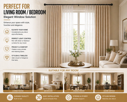 Custom curtain rod for - custom,