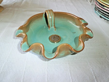 Prinknash pottery small dish with handle excellent condition