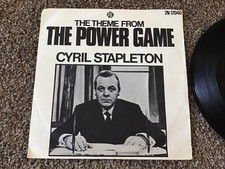 Cyril Stapleton the Theme From the Power Game 1966 UK Single Pye 7N.17040 Record