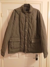 Mens Green Padded Coat 3XL -