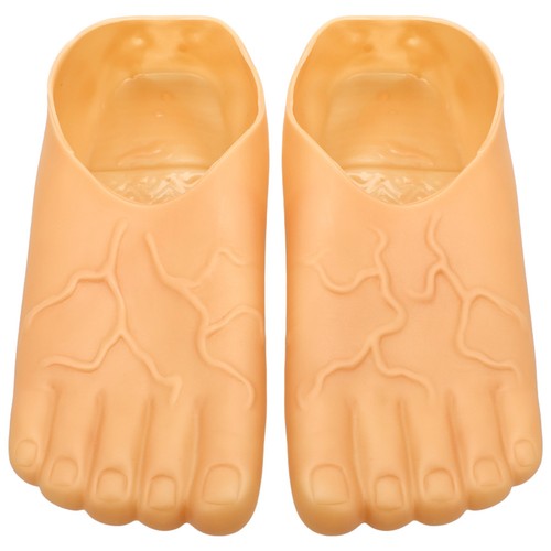 Pair giant feet slippers - giant,