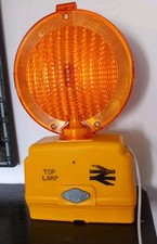  Railway Lamp Vintage 1980s Flashing Red Light railway memorabilia  ( X 1 Light)