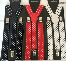 Polka Dot Braces Men's Women's