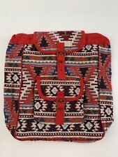 WOVEN TAPESTRY ETHNIC BOHO BOHEMIAN HIPPIE FESTIVAL BACKPACK RACKSACK BAG