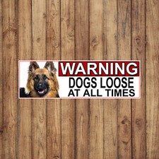 GERMAN SHEPHERD WARNING DOGS
